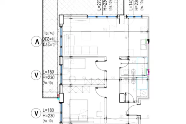 Apartment for sale in Tirana 2+1, Emty