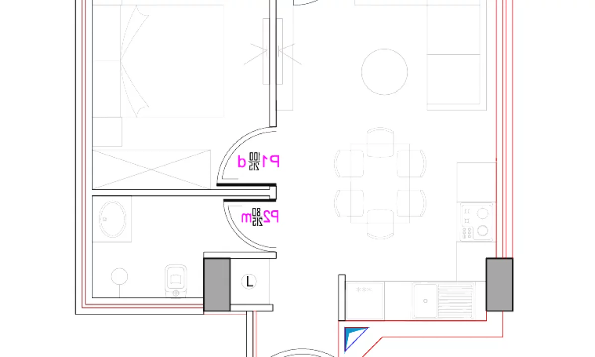Shtepi ne shitje Apartament ne Tirane, 1+1, Mobilimi Bosh, pa mobiluar, Pagesa 132,000  Euro.