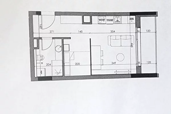 Shtepi ne shitje Apartament ne Tirane, Garsoniere, Mobilimi Bosh, pa mobiluar, Pagesa 60,280  Euro.