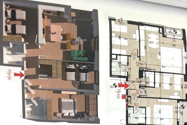 Shtepi ne shitje 1+1 ne Tirane - 105,600 Euro