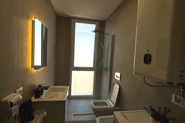 Shtepi me qera Apartament ne Tirane, 1+1, Mobilimi E mobiluar, Pagesa 60,000  Leke.