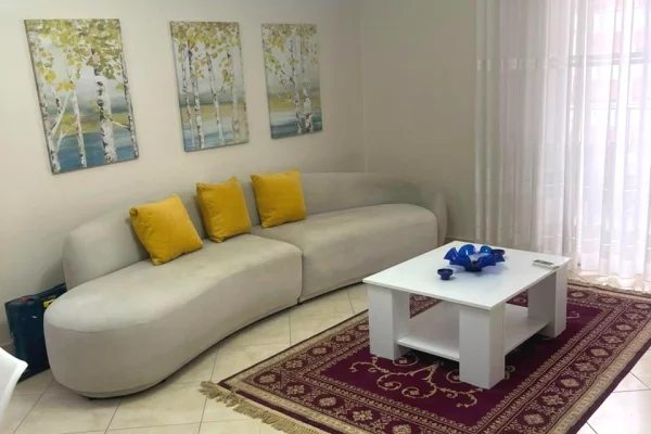 Shtepi me qera Apartament ne Tirane, 1+1, Mobilimi E mobiluar, Pagesa 60,000  Leke.