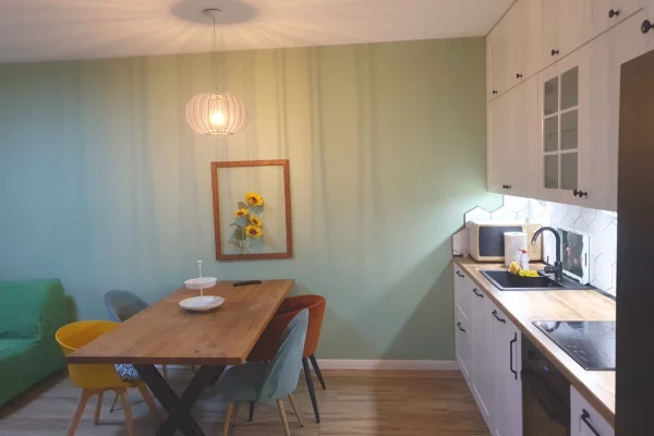 Shtepi me qera Apartament ne Tirane, 1+1, Mobilimi E mobiluar, Pagesa 600  Euro.