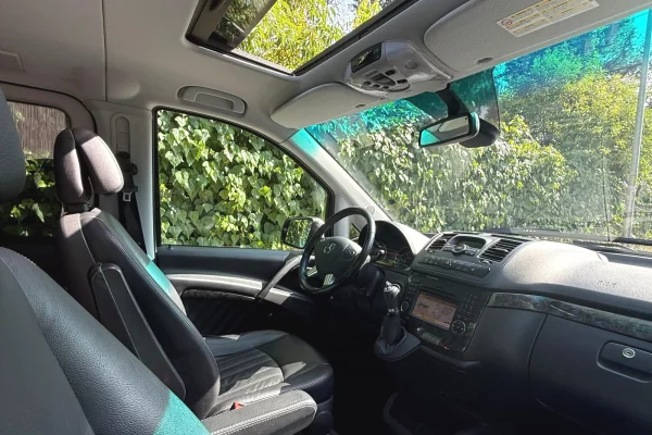 Furgon me qera ne Rinas Tirane Mercedes-Benz Viano Duke Filluar nga 90 Euro Dita