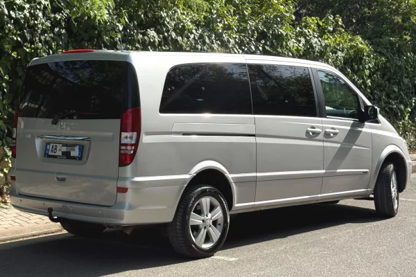Furgon me qera ne Rinas Tirane Mercedes-Benz Viano Duke Filluar nga 90 Euro Dita