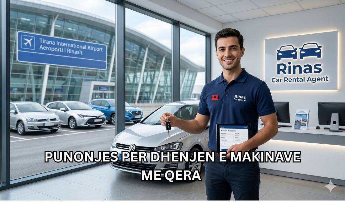 Njoftime Pune ne Tirane, Profesioni agjent per dhenie makina me qera , Pa Eksperience, Pagesa Me Marreveshje.