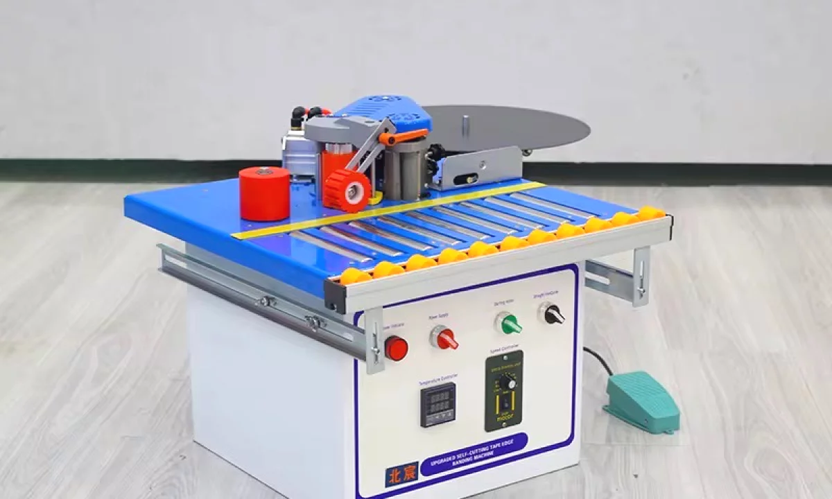 🛠️ Shitet Makine per Ngjitjen e Shiritit (Kanterice PVC)