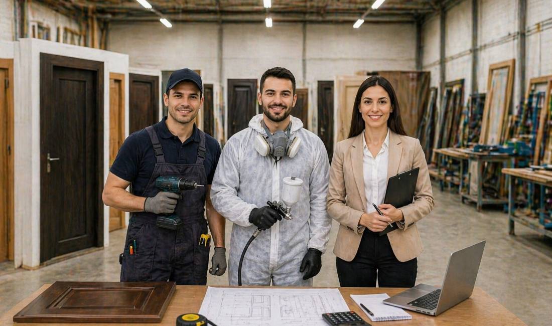 Njoftime Pune ne Tirane, Profesioni Montues dyersh të brendshme dhe të blinduara 🚪 • Bojaxhi për lyerje dyersh të blinduara me elektrostastik 🎨 • Ekonomiste , Me eksperience, Pagesa Me Marreveshje.