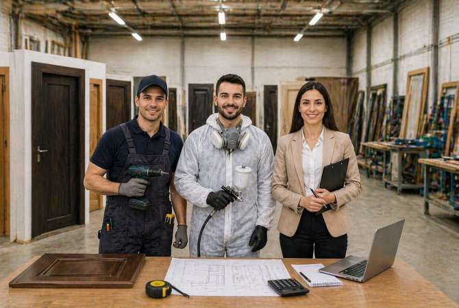 Njoftime Pune per Montues dyersh të brendshme dhe të blinduara 🚪 • Bojaxhi për lyerje dyersh të blinduara me elektrostastik 🎨 • Ekonomiste ne Tirane