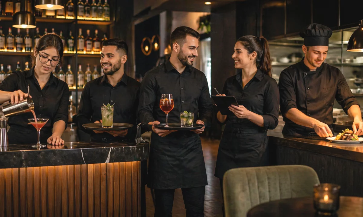 Job Offers in Tirana, Profession • Banakier/e 🍹 • Ndihmës banakier/e 🥤 • Ndihmës kuzhinier/e 👨‍🍳 • Kamarier/e 🍽️ • Sanitare 🧹 , Beginner/Little experience, Payment By Agreement.