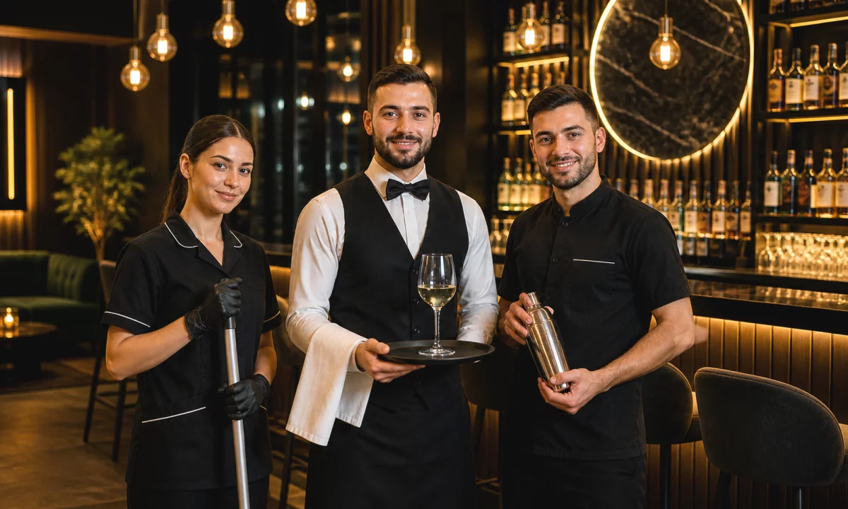 Njoftime Pune ne Tirane, Profesioni 🧹 Sanitare 🍽️ Kamarier /e 🍸 Banakiere , Me eksperience, Pagesa Me Marreveshje.