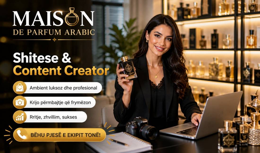 Njoftime Pune ne Tirane, Profesioni SHITESE / CONTENT CREATOR , Fillestar/Pak eksperience, Pagesa 50,000  Leke.