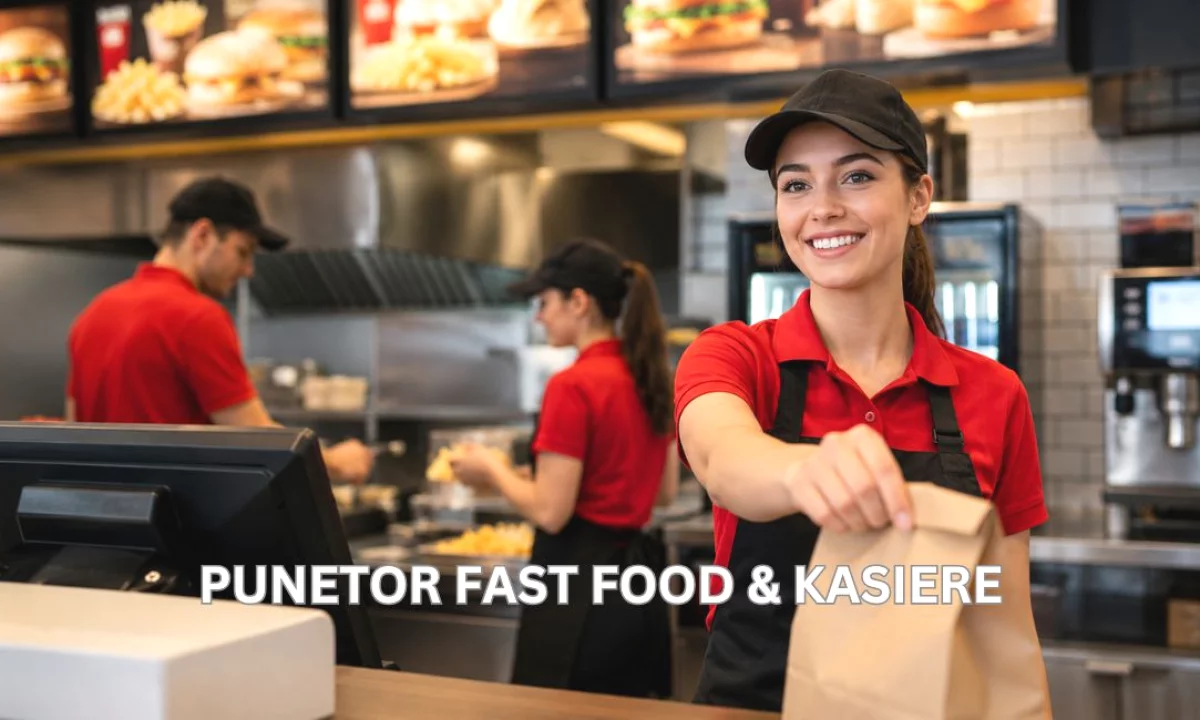 Njoftime Pune ne Tirane, Profesioni Punetor Fast Food, Kasiere , Fillestar/Pak eksperience, Pagesa Me Marreveshje.