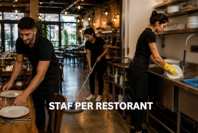 Njoftime Pune per Sanitare, Lavapjatese ne Tirane
