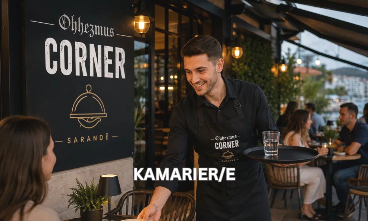 Njoftime Pune ne Sarande, Profesioni Kamarier/e , Fillestar/Pak eksperience, Pagesa Me Marreveshje.