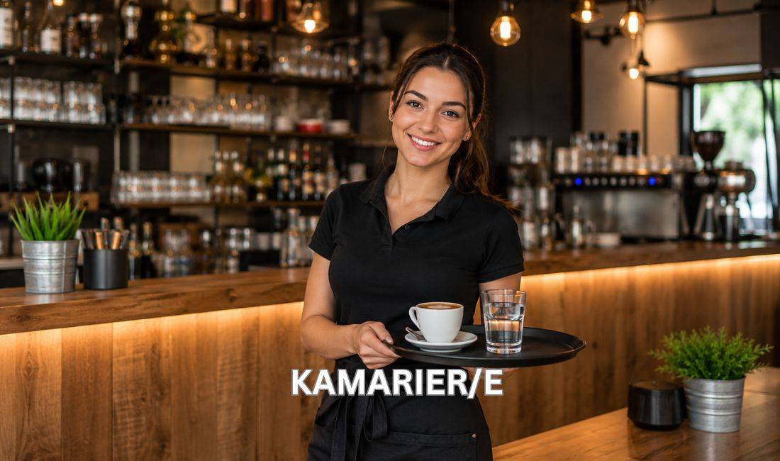 Njoftime Pune ne Tirane, Profesioni Kamarier/e , Fillestar/Pak eksperience, Pagesa 50,000  Leke.