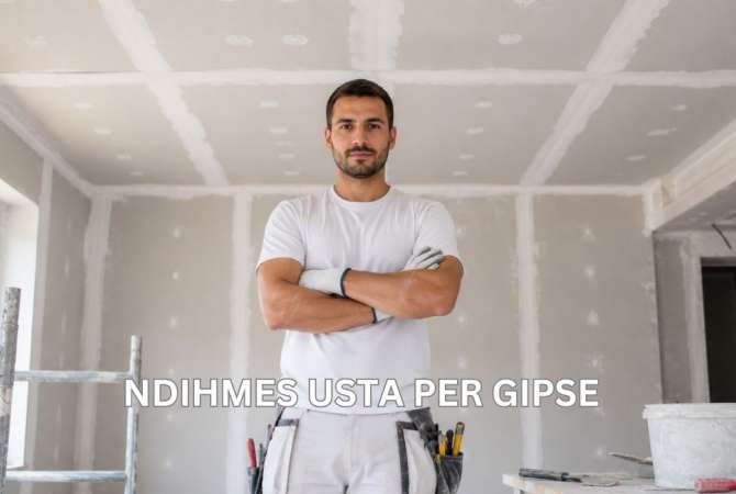 Njoftime Pune per NDIHMES USTA PER GIPSE ne Tirane