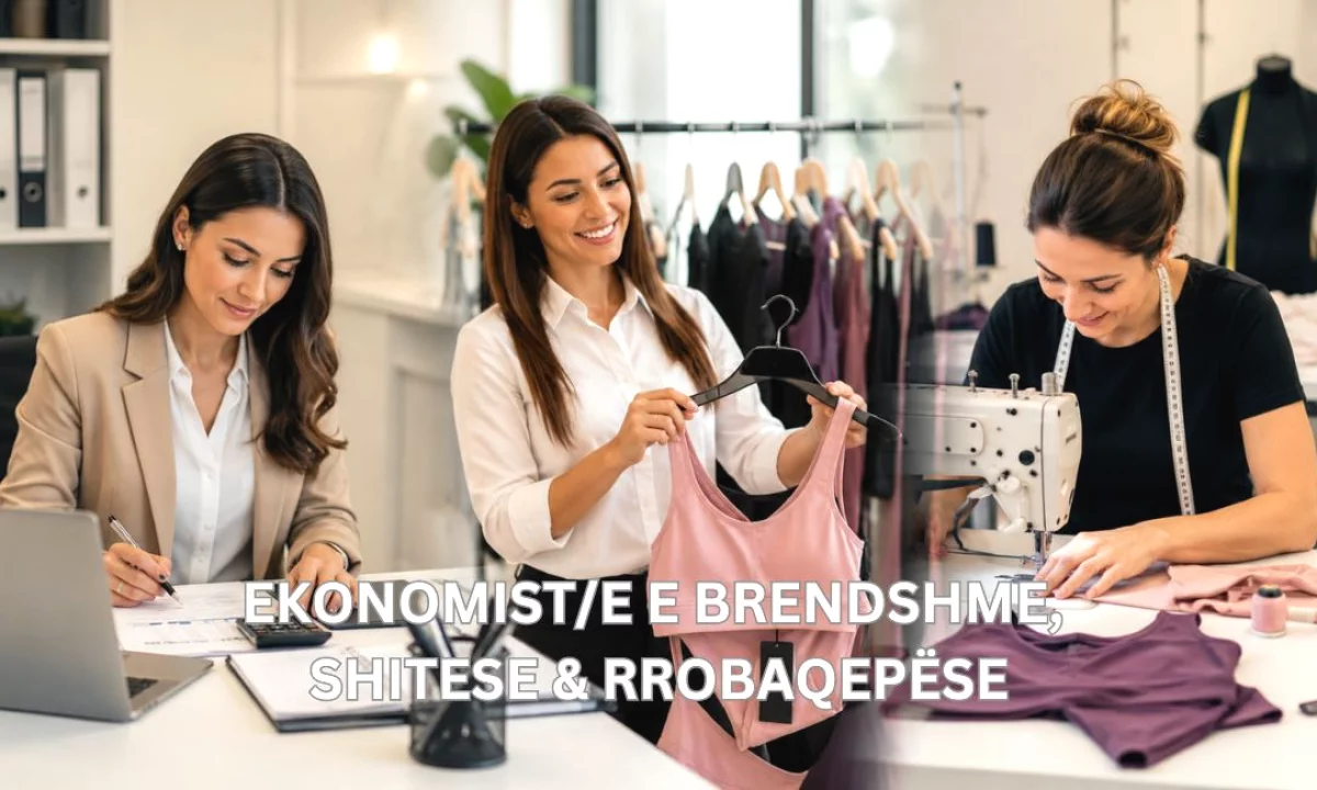 Njoftime Pune ne Durres, Profesioni EKONOMIST/E E BRENDSHME 🛍️ SHITESE ME EKSPERIENCE ✂️ RROBAQEPËSE , Pa Eksperience, Pagesa Me Marreveshje.