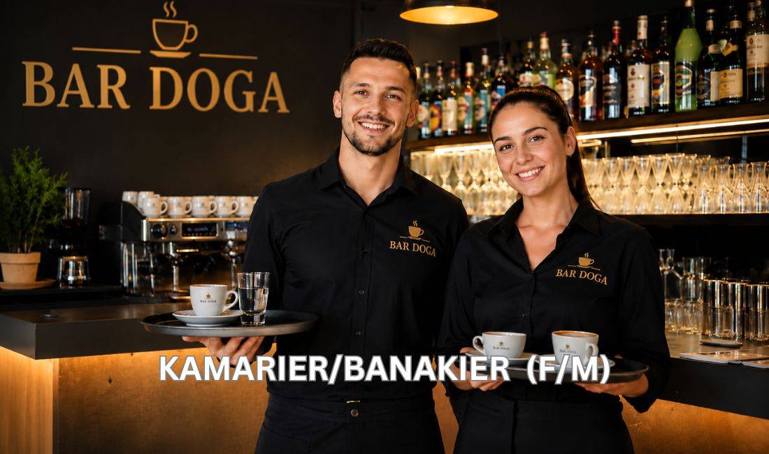 Njoftime Pune ne Tirane, Profesioni Kamarier/e , Fillestar/Pak eksperience, Pagesa Me Marreveshje.