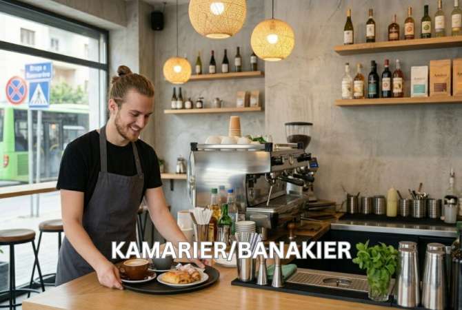 Njoftime Pune per Kamarier/Banakier ne Tirane