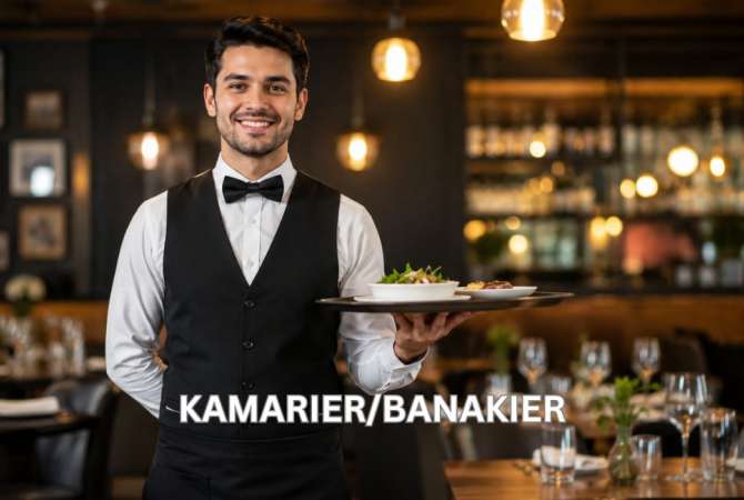 Kerkesa per pune per Kamarier/Banakier ne Tirane