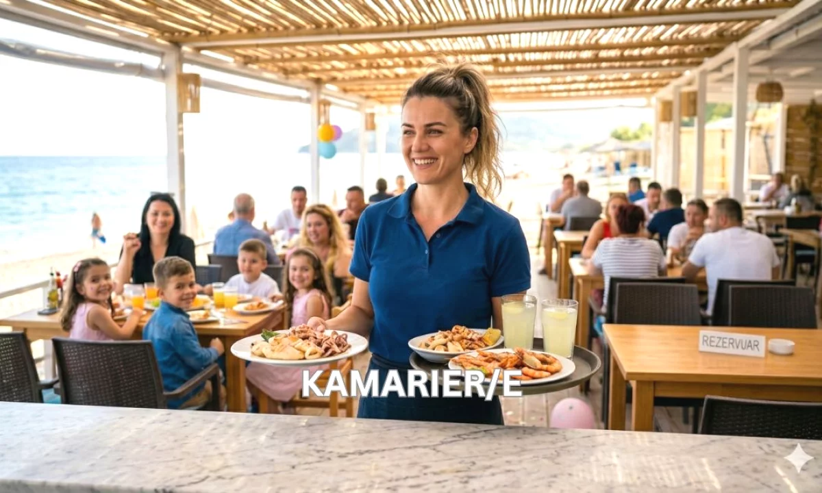 Njoftime Pune ne Durres, Profesioni Kamarier/e , Fillestar/Pak eksperience, Pagesa Me Marreveshje.