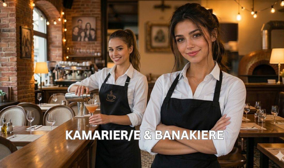 Njoftime Pune ne Tirane, Profesioni Kamarier/e, Banakiere , Fillestar/Pak eksperience, Pagesa Me Marreveshje.