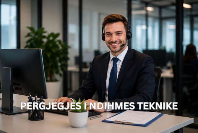 Njoftime Pune per Pergjegjes i Ndihmes Teknike ne Tirane
