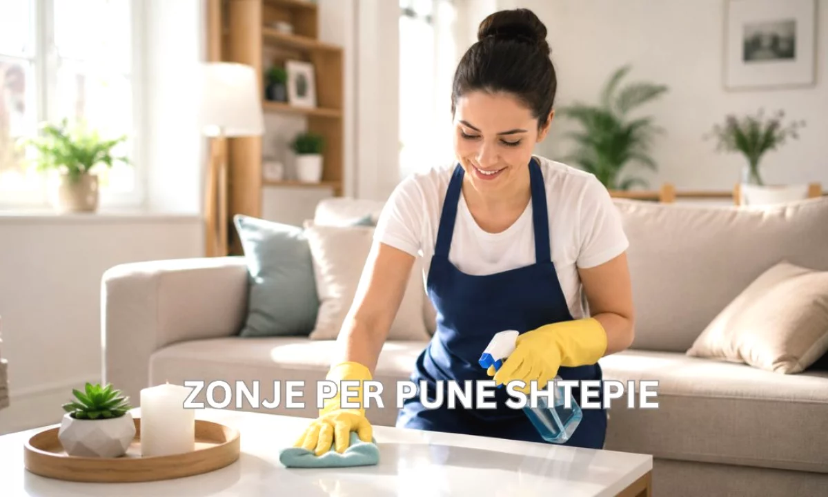 Njoftime Pune ne Tirane, Profesioni Zonjë për punë shtëpie , Fillestar/Pak eksperience, Pagesa 60,000  Leke.