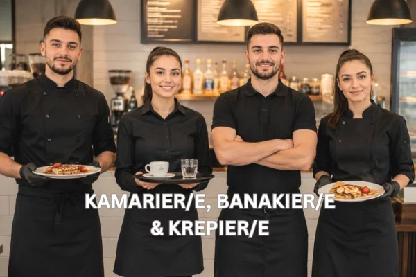 Njoftime Pune per Kamarier/e, Banakier/e, Krepier/e ne Tirane