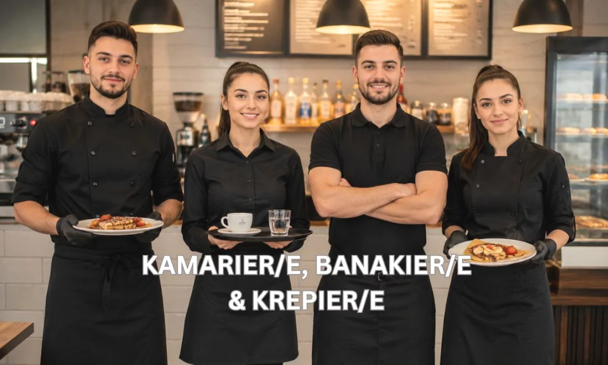 Njoftime Pune ne Tirane, Profesioni Kamarier/e, Banakier/e, Krepier/e , Me eksperience, Pagesa Me Marreveshje.