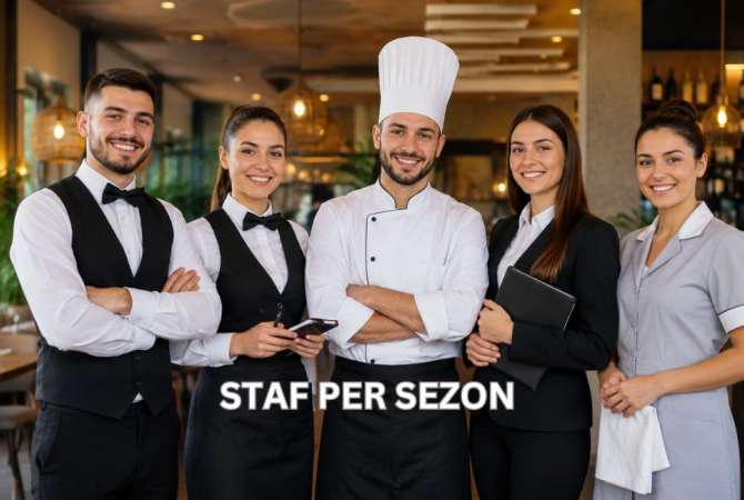 Njoftime Pune per Krye/Kamarier, Kamarier/e, Ndihmes Kuzhinier/e, Sanitare, Hostess ne Durres
