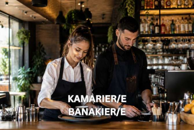 Njoftime Pune per Kamarier/e, Banakier/e ne Tirane