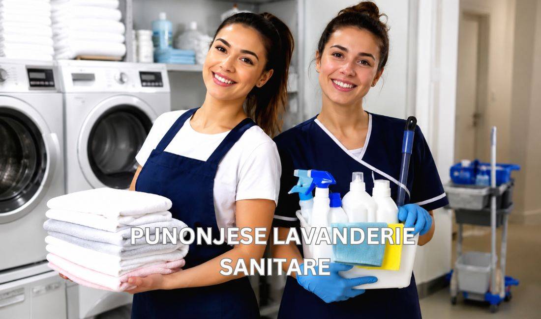Njoftime Pune ne Lezhe, Profesioni Punonjese lavanderie, Sanitare , Fillestar/Pak eksperience, Pagesa Me Marreveshje.