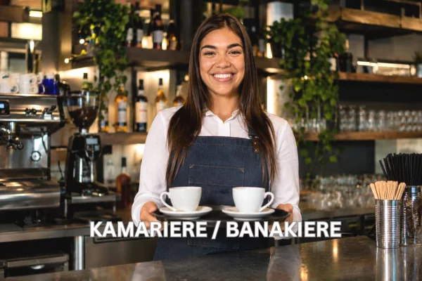 Njoftime Pune per Kamariere / Banakiere ne Tirane