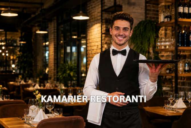 Njoftime Pune per Kamarier Restoranti ne Tirane