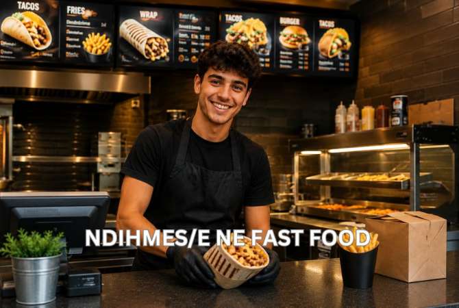 Njoftime Pune per Ndihmes/e ne Fast Food ne Tirane