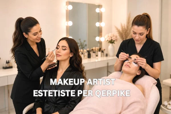 Njoftime Pune per Makeup Artiste, Estetiste per Qerpike ne Tirane