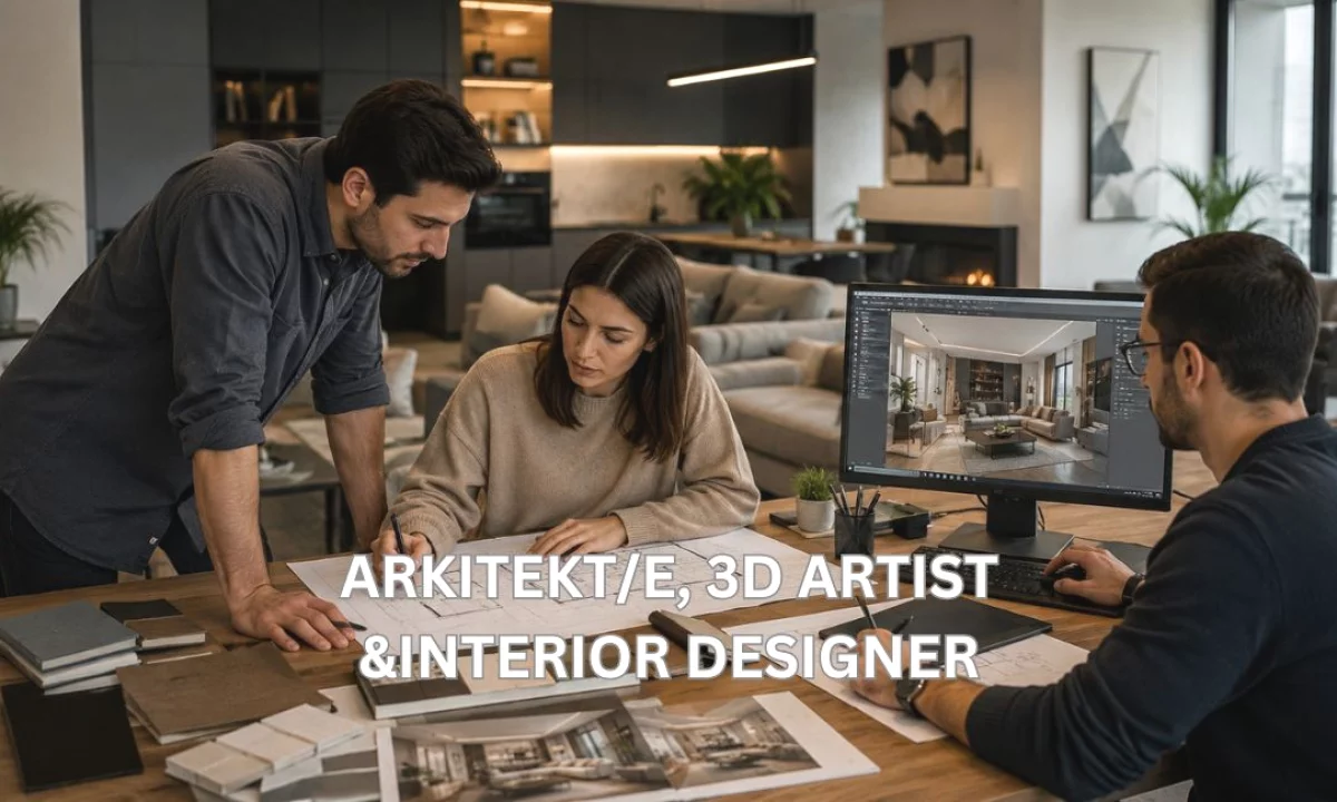 Njoftime Pune ne Tirane, Profesioni Arkitekt/e, Interior Designer, 3D Artist , Me eksperience, Pagesa Me Marreveshje.