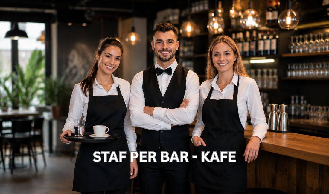 Njoftime Pune ne Tirane, Profesioni Kamarier/e, Banakier/e, Zevendesuese Part Time , Fillestar/Pak eksperience, Pagesa Me Marreveshje.