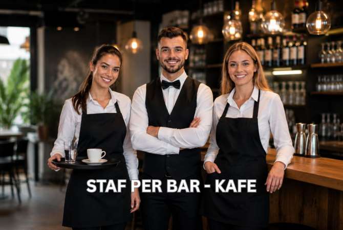 Njoftime Pune per Kamarier/e, Banakier/e, Zevendesuese Part Time ne Tirane