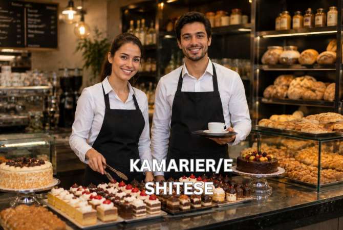 Njoftime Pune per Kamarier/e, Shitese ne Tirane