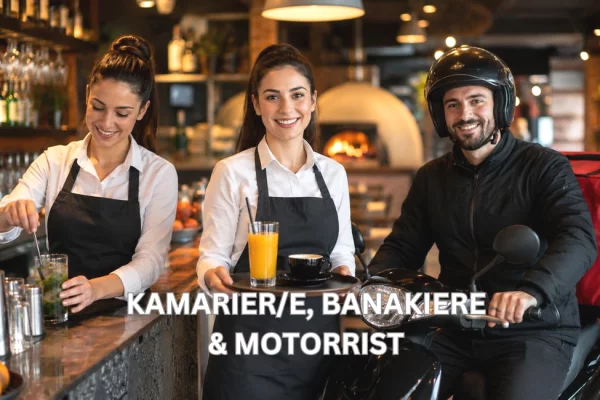 Njoftime Pune per Kamarier/e, Banakiere &amp; Motorrist ne Fier