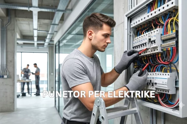 Njoftime Pune per PUNETOR PER ELEKTRIKE ne Shkoder