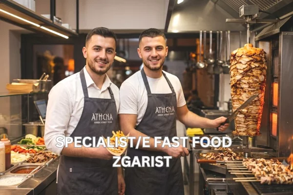 Njoftime Pune per SPECIALIST/E FAST FOOD, ZGARIST ne Tirane