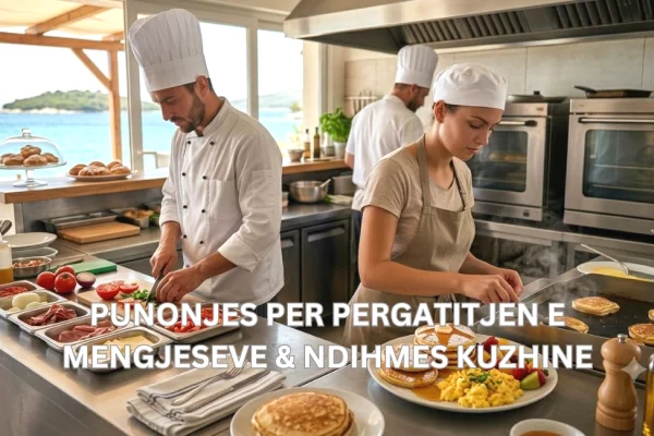 Njoftime Pune per PUNONJES PER PERGATITJEN E MENGJESEVE, NDIHMES KUZHINE ne Sarande
