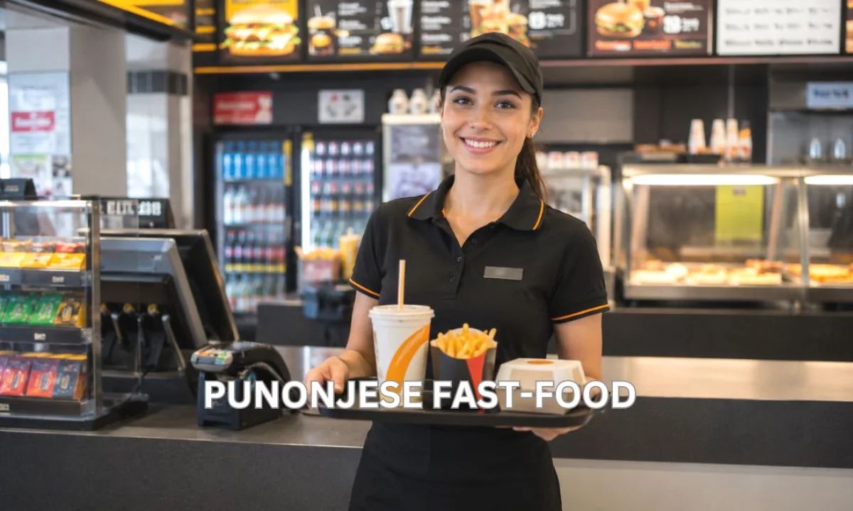 Njoftime Pune ne Durres, Profesioni Punonjese Fast-Food , Me eksperience, Pagesa Me Marreveshje.