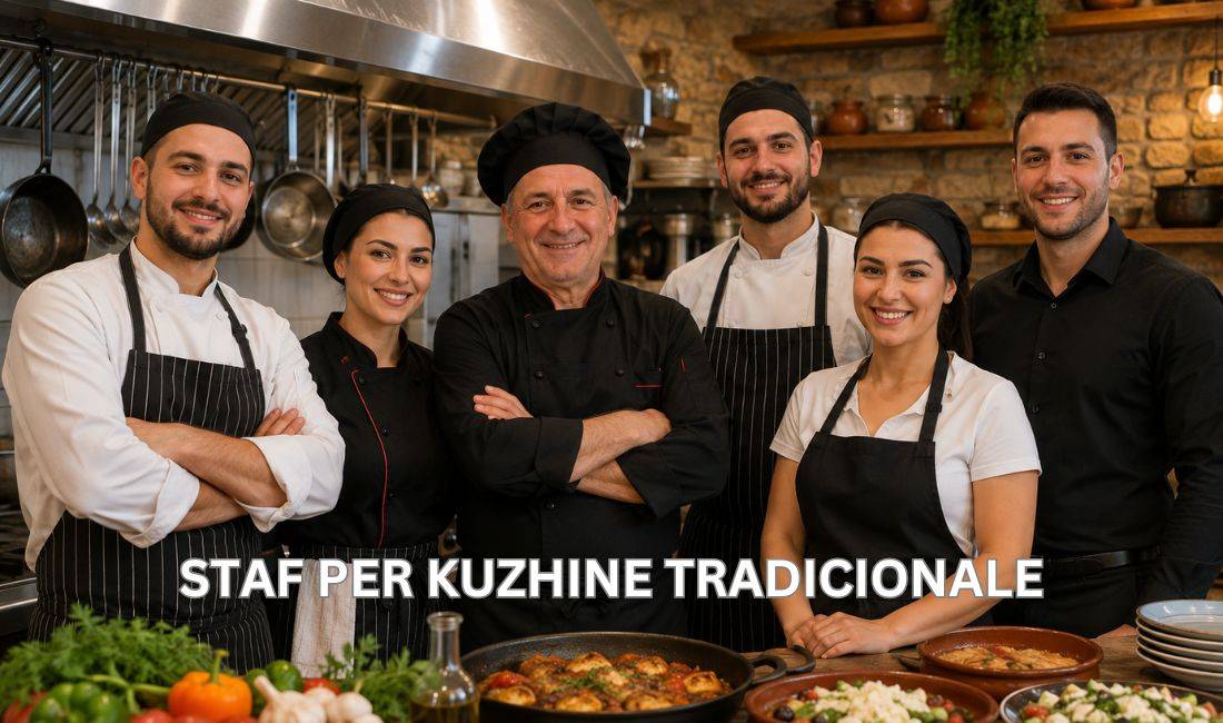 Njoftime Pune ne Vlore, Profesioni Staf per Kuzhine Tradicionale , Me eksperience, Pagesa Me Marreveshje.