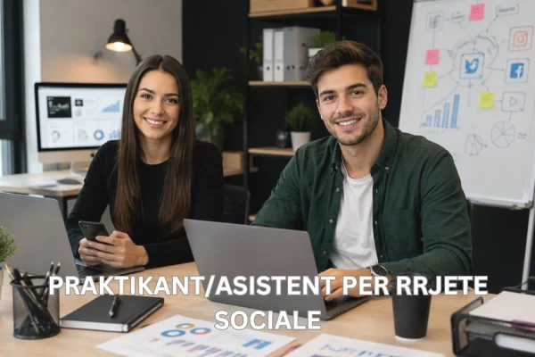 Njoftime Pune per Praktikant/Asistent per Rrjete Sociale ne Tirane