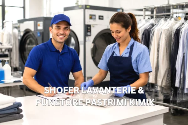 Njoftime Pune per Shofer per Lavanderi dhe Pastrim Tapetesh • Punetore per Pastrim Kimik ne Tirane